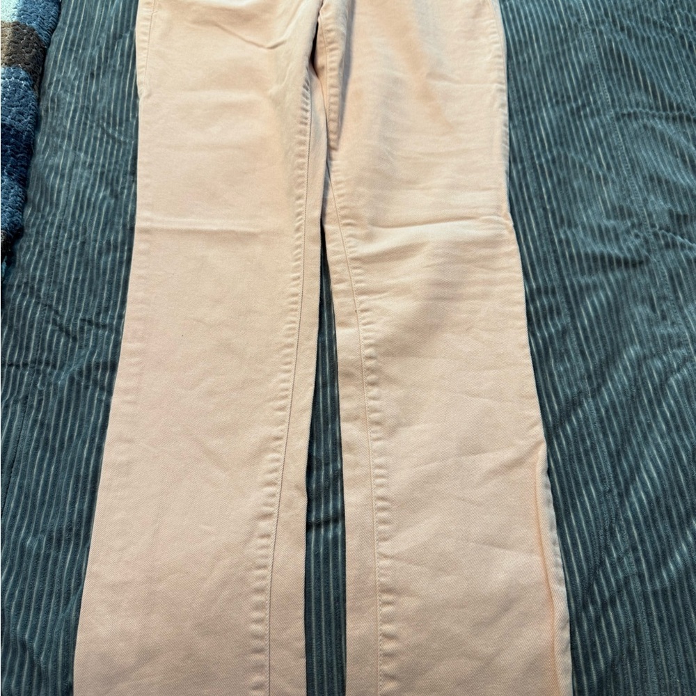 American Eagle Outfitters Light Pink Stretch Pants
